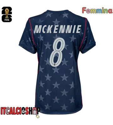 Stati Uniti Weston McKennie #8 Seconda Maglia Femmina Mondiali 2026 Manica Corta